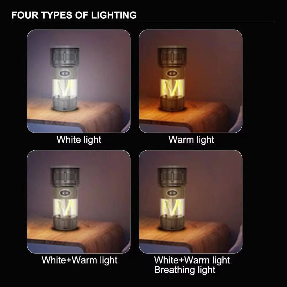 Multifunctional LED Camping Flashlight Lantern